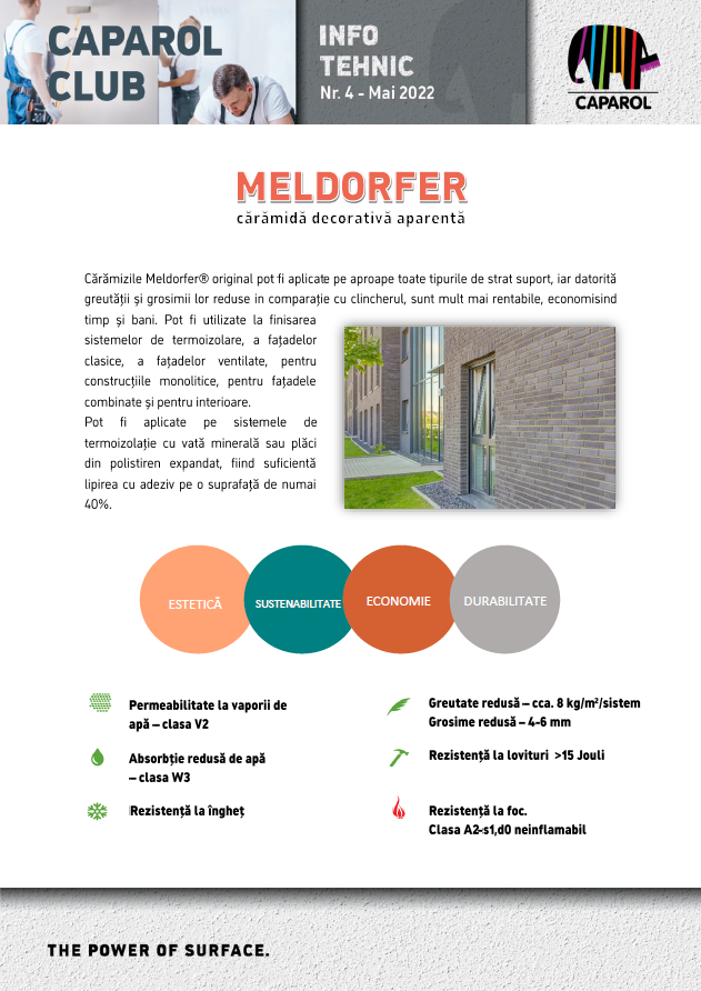 Meldorfer - cărămidă decorativă aparentă