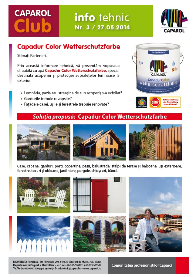 Capadur Color Wetterschutzfarbe