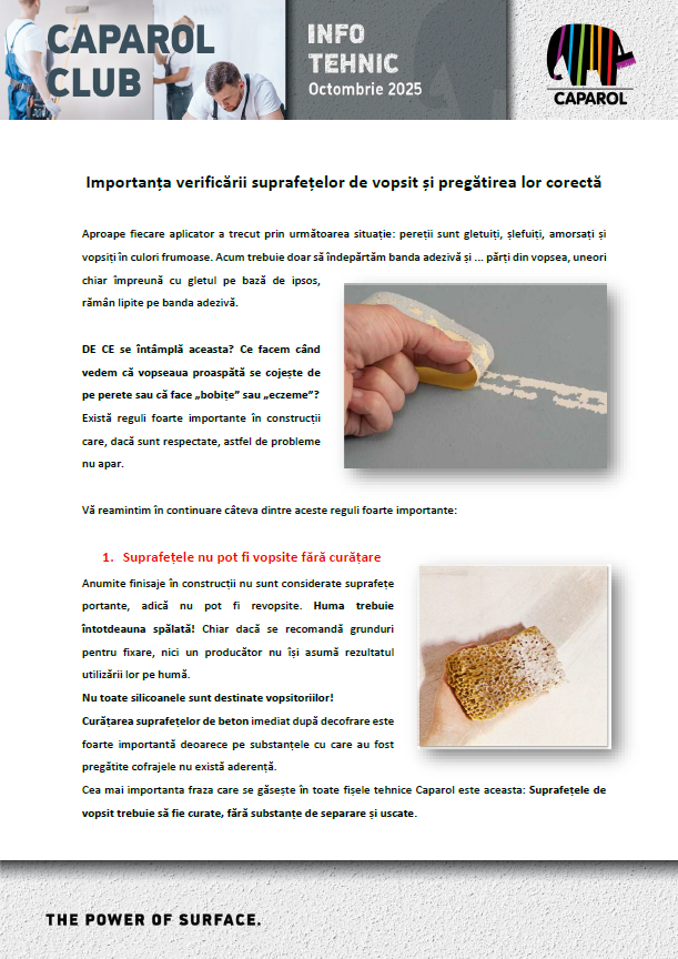 VERIFICAREA ȘI PREGĂTIREA COREACTĂ A SUPRAFEȚELOR